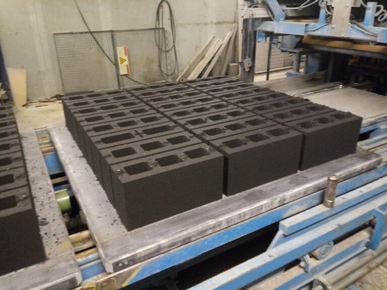 Productie van Argex blokken