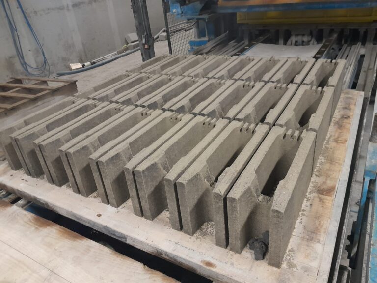 Productie van stapelblokken